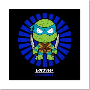 leonardo retro japanese Posters and Art